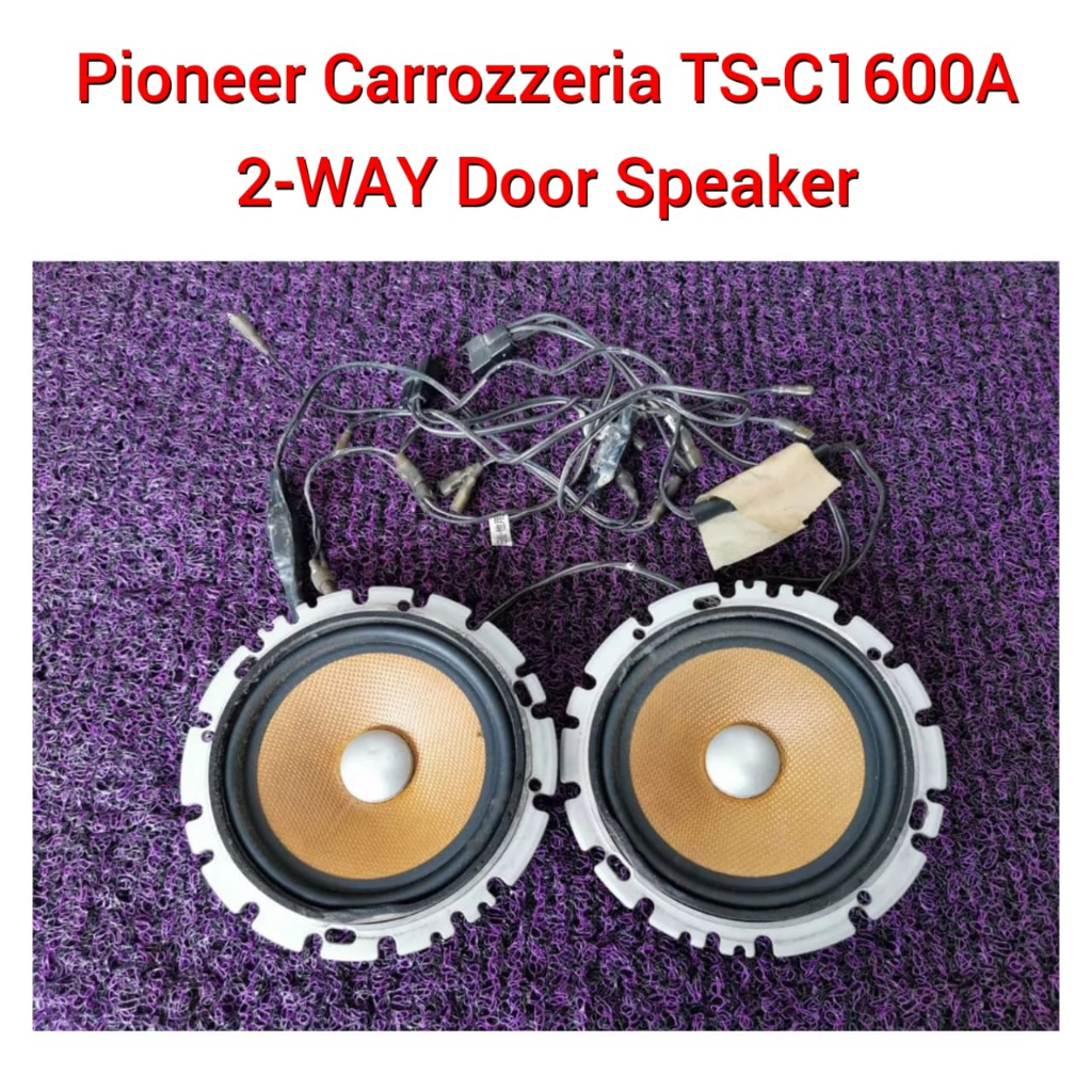 Pioneer Carrozzeria TSC1600A 2 Way Car Audio Speaker / Door Speker