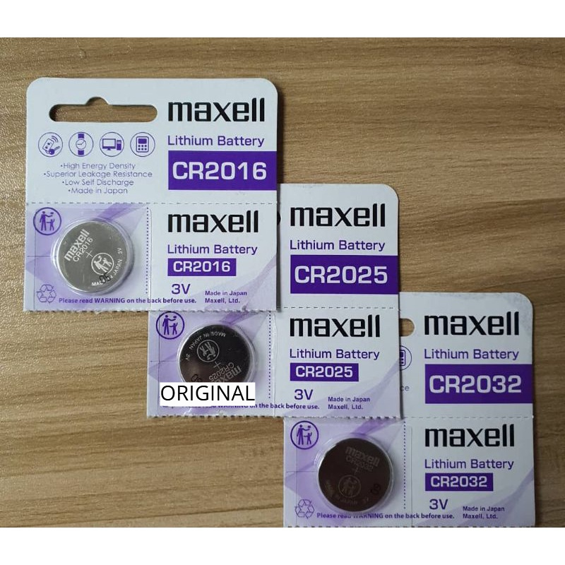 Maxell CR2016 / CR2025 / CR2032 3V LITHIUM BATTERY WHOLESALE PRICE FOR
