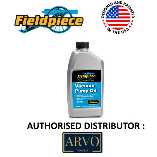 FIELDPIECE VACUUM PUMP OIL 946ML/JAR Shopee Malaysia