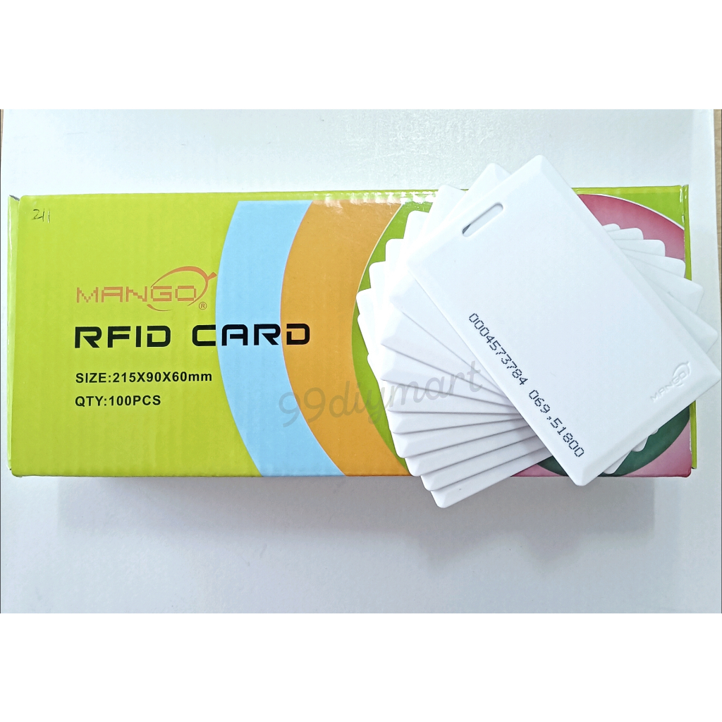 1PCS – Kad Akses Pintu RFID 125Khz MANGO EM ID 1.8mm (Nombor Siri ...