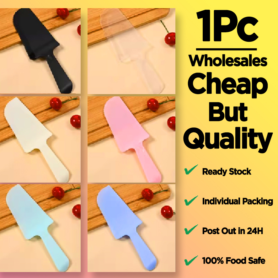 1 Pc Plastic Cake Knife READY STOCK Disposable Plastic Knife Birthday