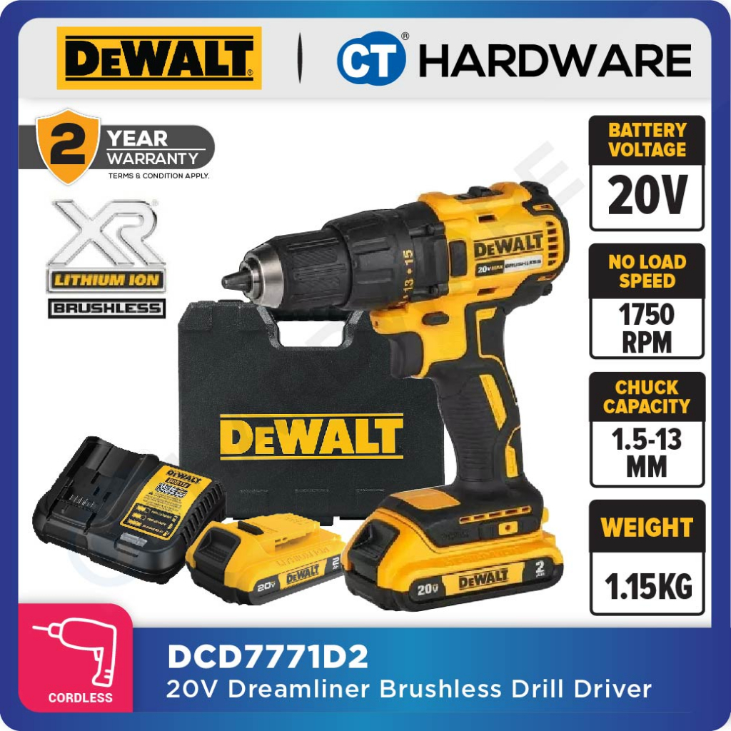 Dewalt best sale dcd778 specs