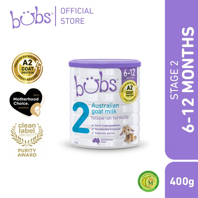 Bubs® Australian Goat Milk Infant Formula Stage 2 Baby Goat Milk For 6