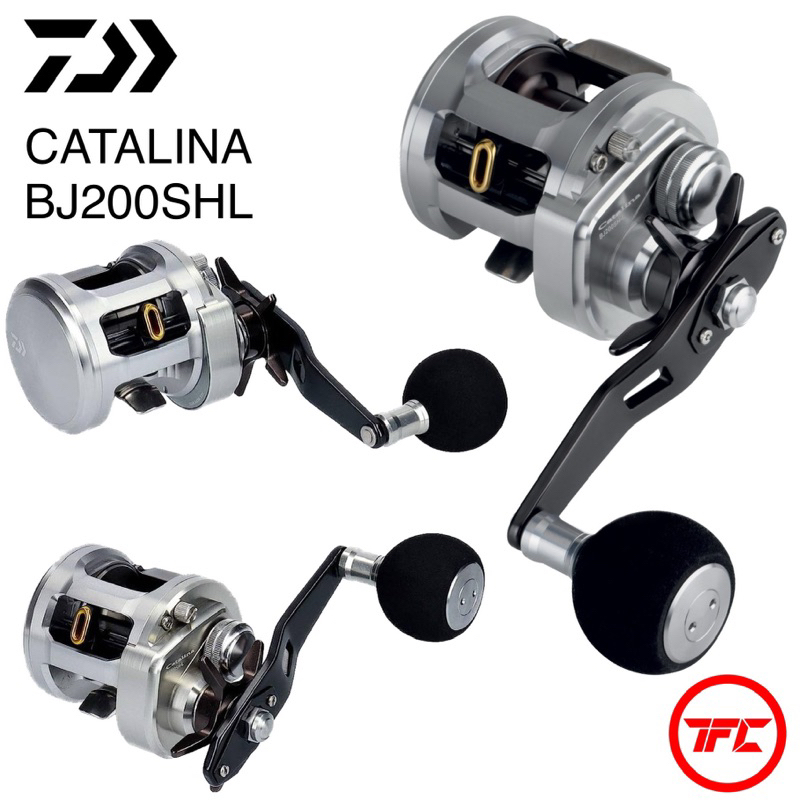 DAIWA Catalina Bay Jigging BJ200SHL Overhead Round BC Reel Baitcast Slow  Fast Jig BJ 200 SHL