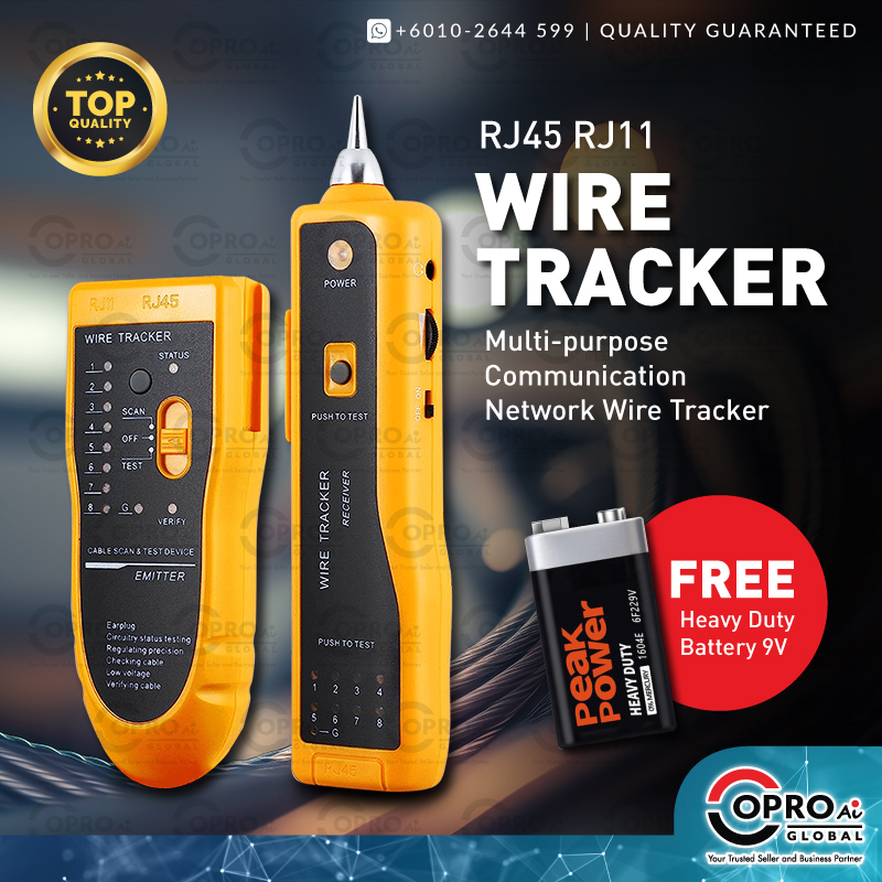 [Test Passed] Jillway® TAIWAN RJ45 RJ11 Wire Tracker Tester Detector ...