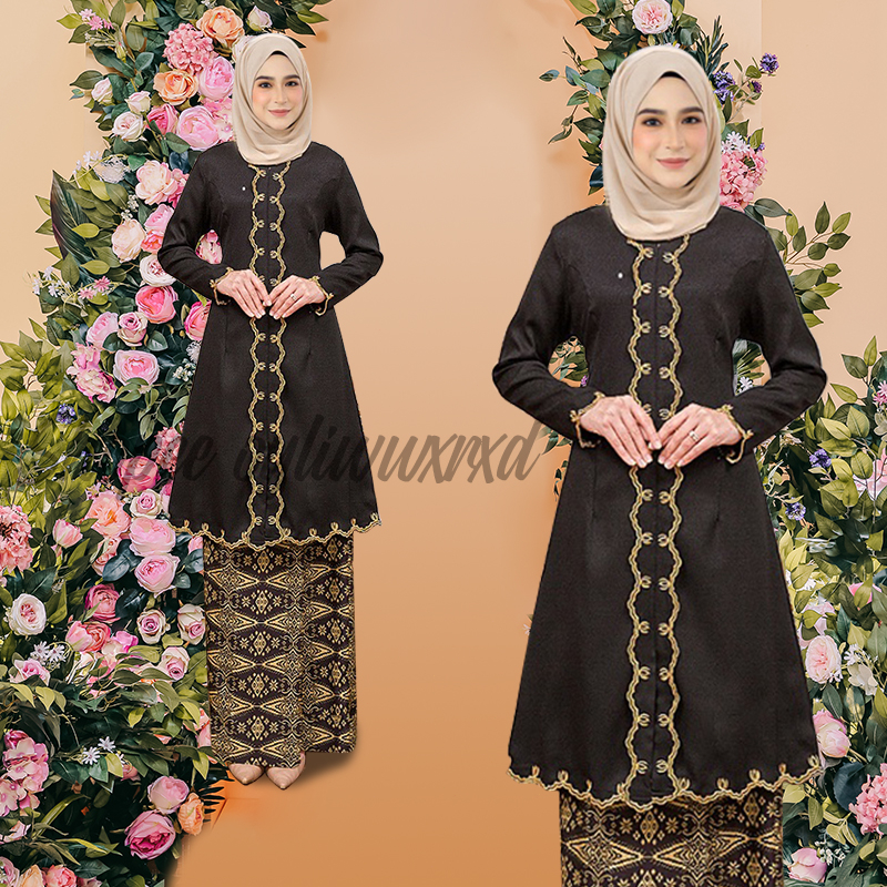 Baju Kebarung Modern Nikah/Tunang KEBARUNG SONGKET TABUR Kebaya Batik ...