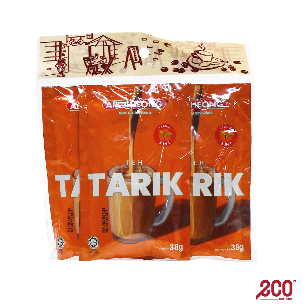 Aik Cheong 3 In 1 Classic Milk Tea Beverage - Teh Tarik (3's x 38g) -  AB-L009-T04-02