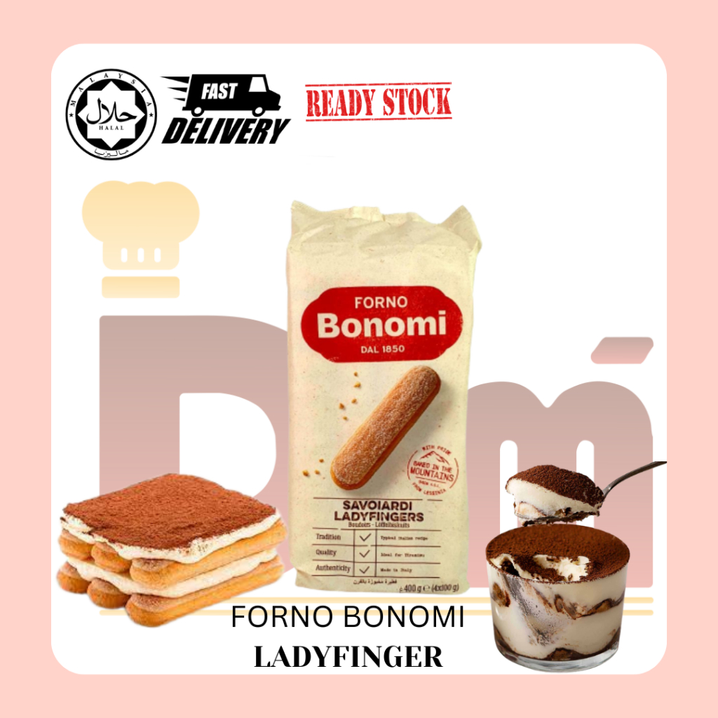 Forno Bonomi Savoiardi Ladyfingers Biscuit ( Italy ) 400g | Shopee Malaysia