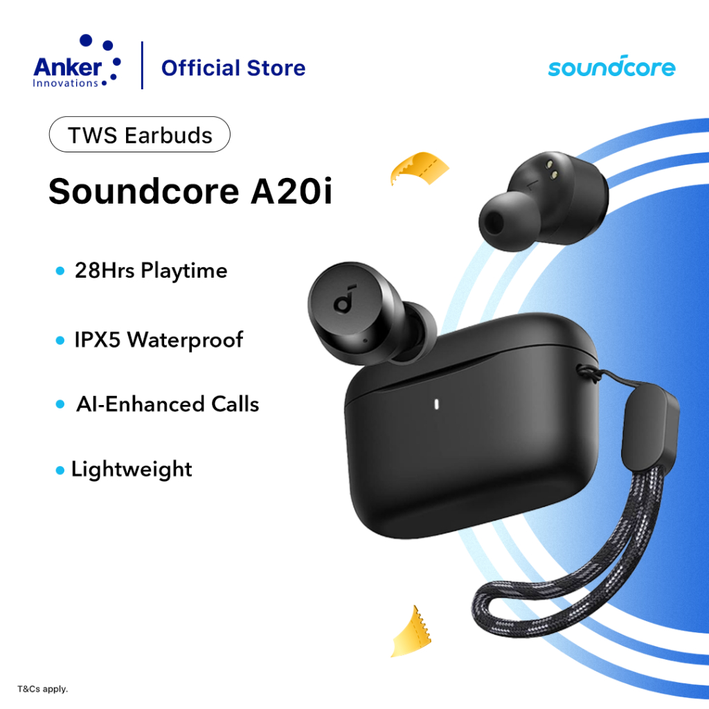 Anker Soundcore A20i Wireless Earbuds 9hr Playtime Shopee Malaysia