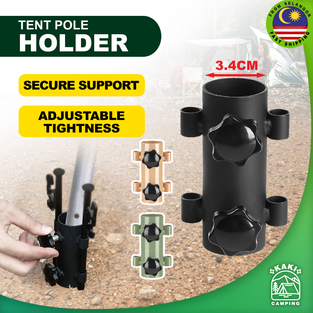 Tent Pole Holder Camping Flysheet Pole Holder Tent Anchor Support