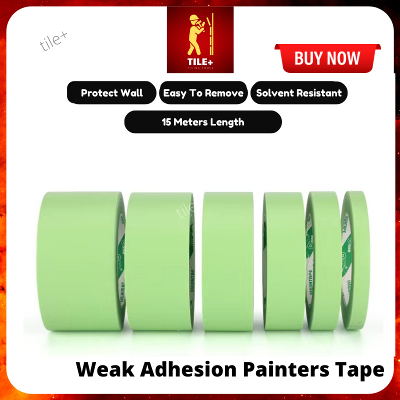 Tile+ Painter Tape Masking Tape for Wall Straping Cat Dinding Rumah 15
