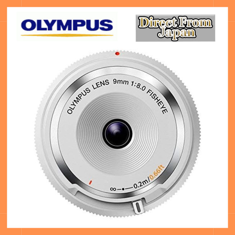 (OLYMPUS) Mirrorless SLR 9mm f8 Fisheye Body Cap Lens White BCL0980