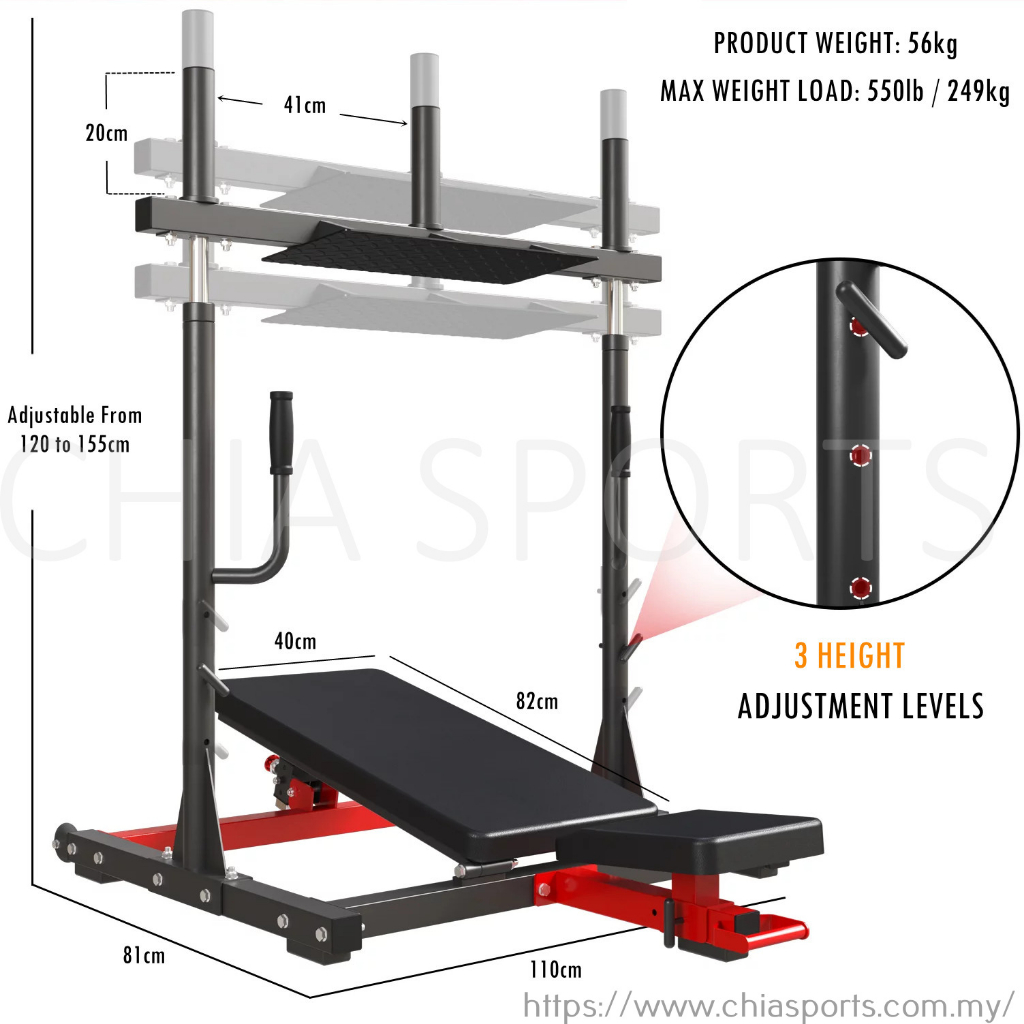 Vertical Leg Press Machine Plate Loaded Quad Glutes Hamstrings Calves ...