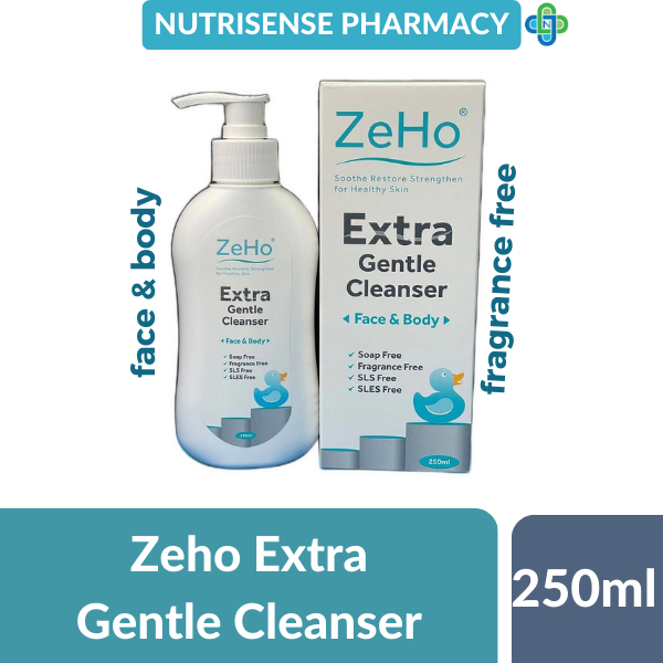 Zeho Extra Gentle Cleanser 250ml [Face and Body] [ Eczema, Dry Sensitive Skin] Shopee Malaysia