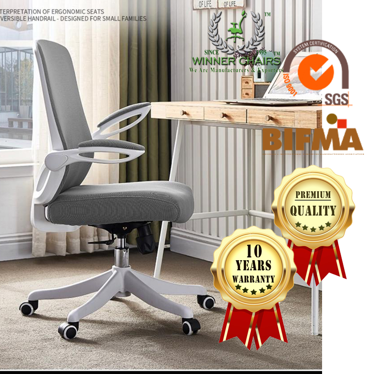 Ergonomic Office Chair 9408B-GRY Ergonomic Midback Mesh Winner Chairs ...