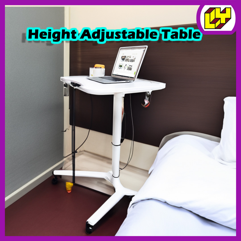 Height Adjustable Table Office Furniture Pneumatic Height Adjustable 4 ...