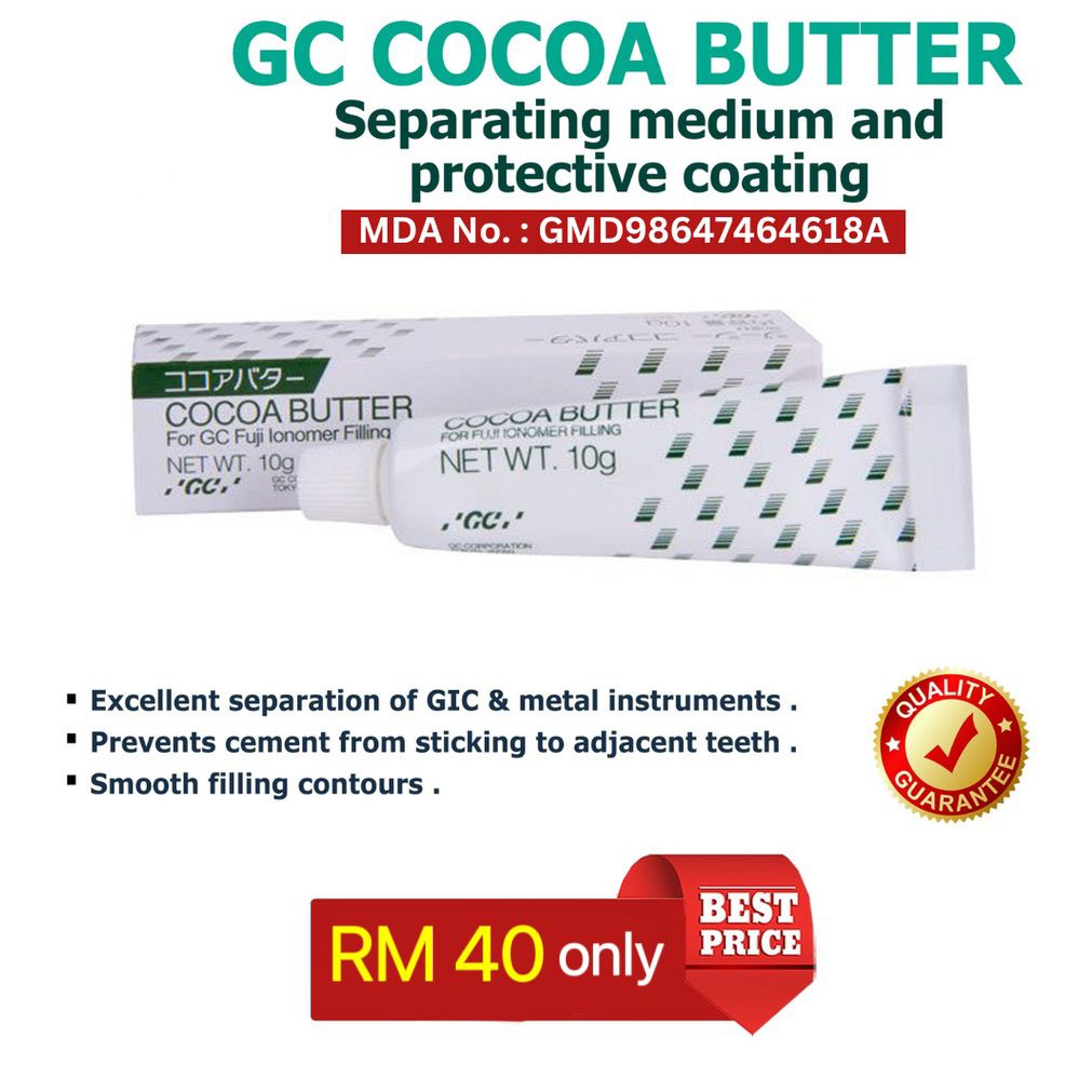 GC COCOA BUTTER - Separating Medium And Protective Coating | Shopee ...