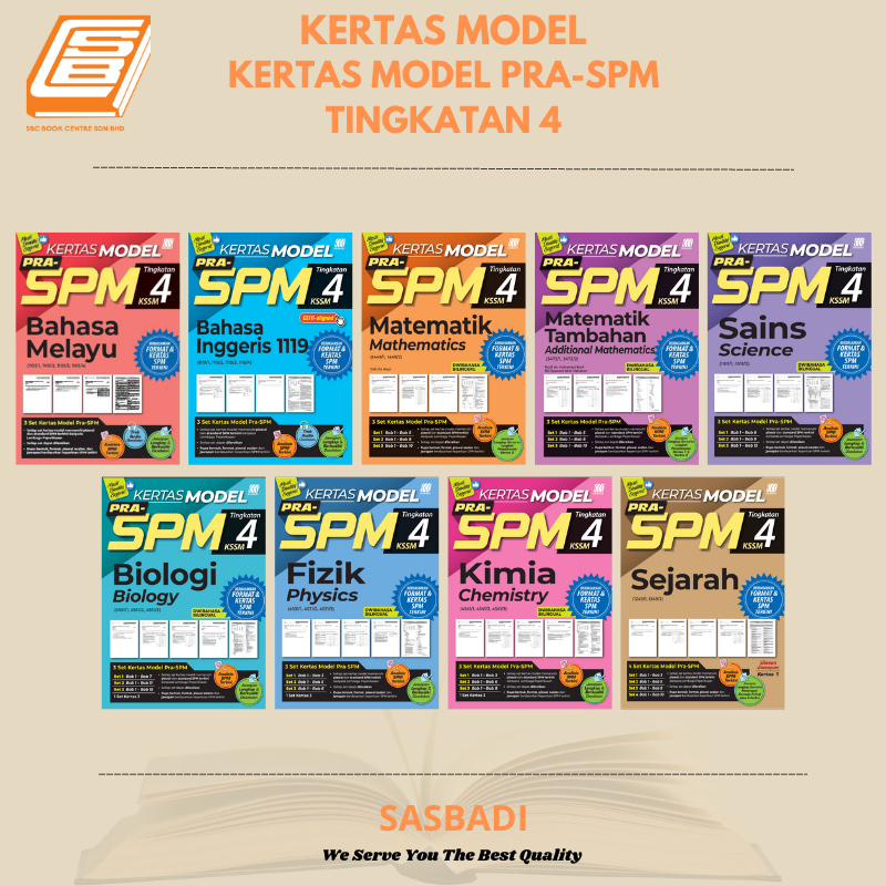 [sbcb] Kertas Model Kertas Model Pra Spm Tingkatan 4 Kssm Shopee