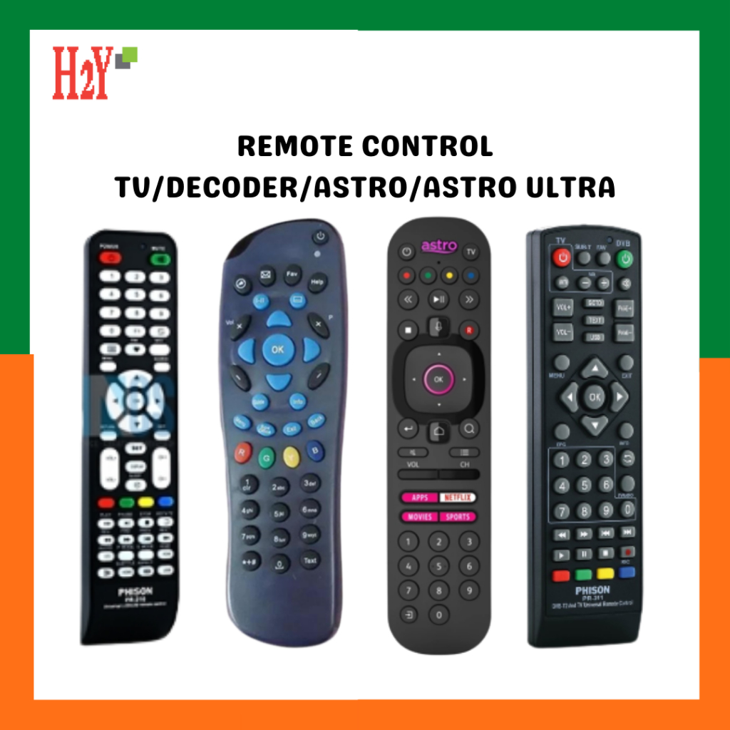 REMOTE CONTROL TV / DECODER/ASTRO/ASTRO ULTRA/ AIR-COND / CEILING FAN ...