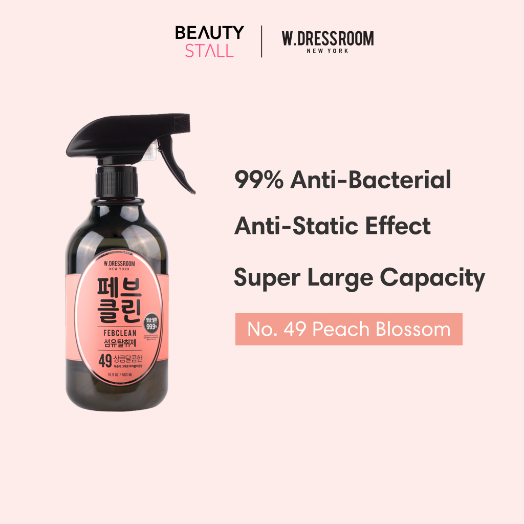 W.Dressroom Premium Febclean 500ml No.49 Peach Blossom Shopee