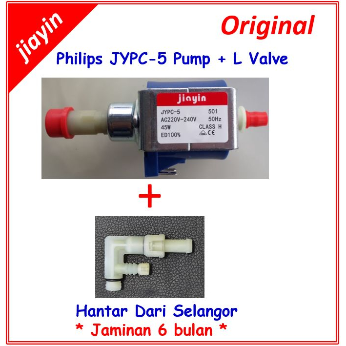 Philips Steam Iron (Original) Pump JIAYIN JYPC-5 JYPC 5 + L Valve
