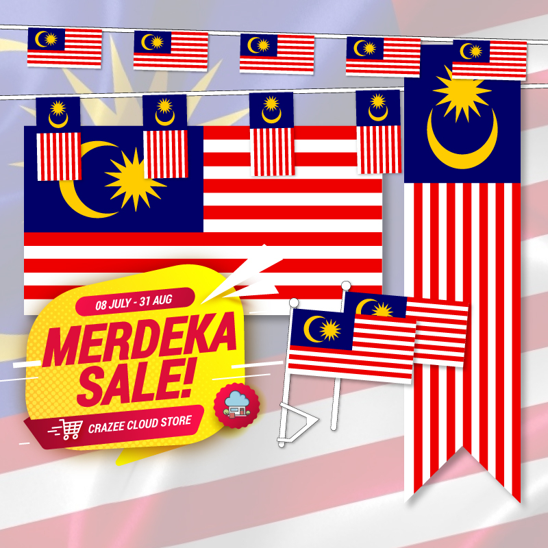 MALAYSIA Bendera Flag / Fish Flag / Bunting Flag / Hand Flag | Shopee ...