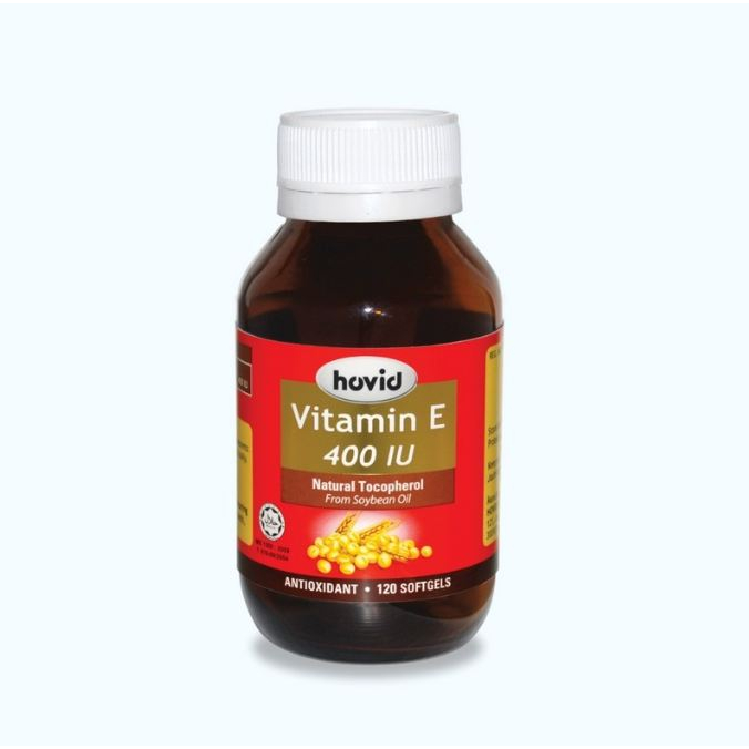 HOVID VITAMIN E 400 IU 60 or 120 SOFTGEL {EXP8/2024} Shopee Malaysia