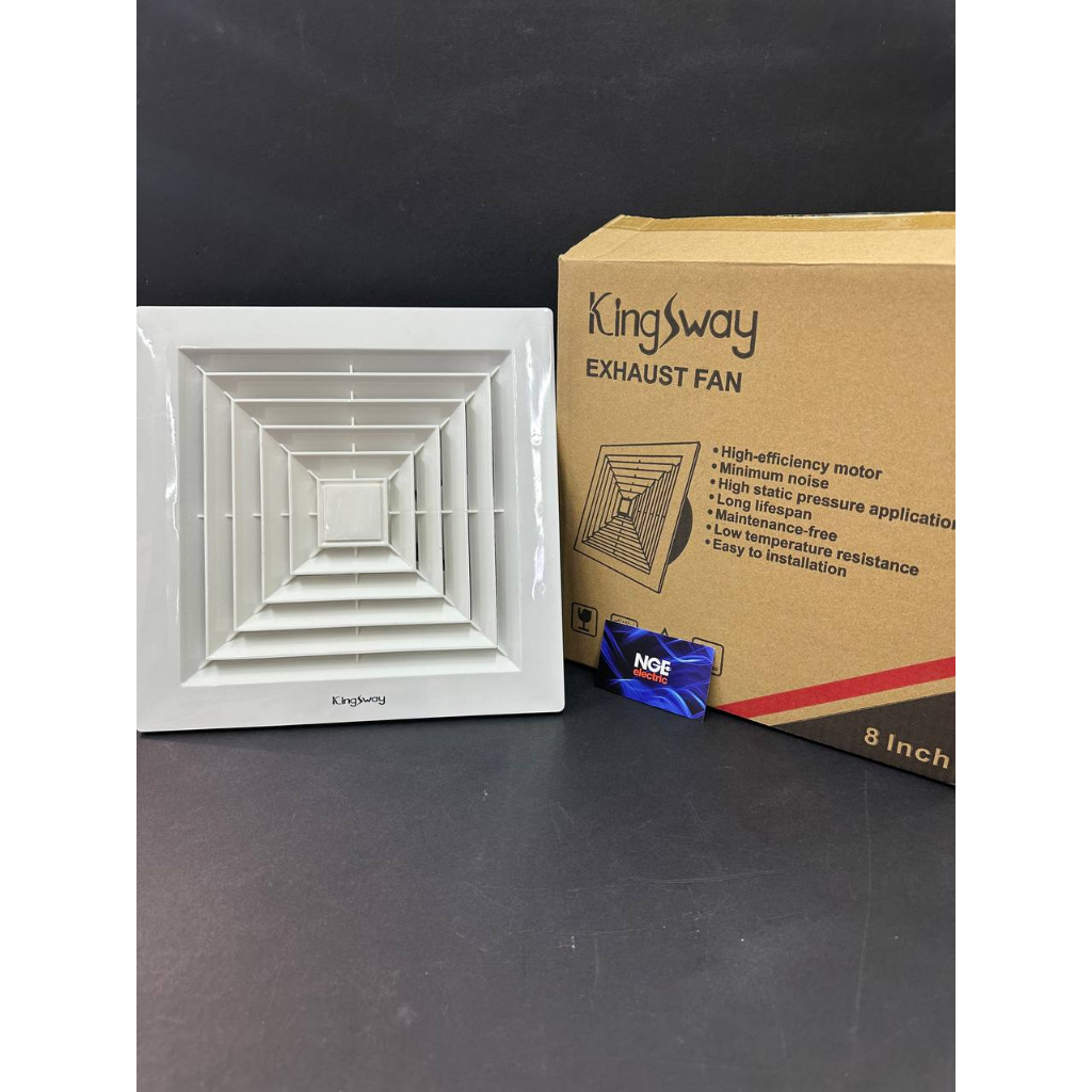 8" Ceiling exhaust fan ventilation fan Direct exhaust fan KINGSWAY