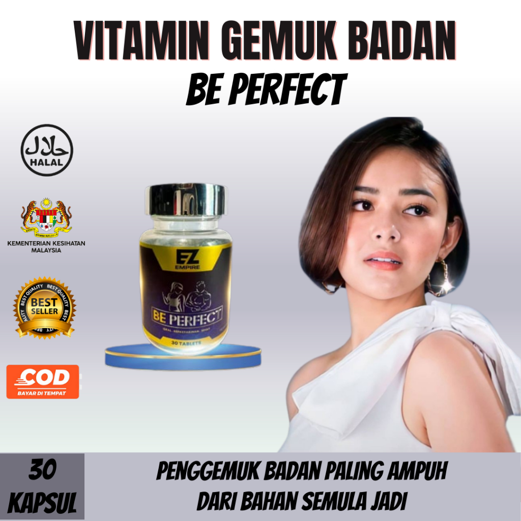 BE PERFECT weight gain ubat gemuk badan lulus kkm OBAT GEMUK BADAN