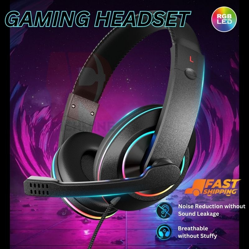 Ready Stock} Headset Headphones RGB Gaming SOYTO SY722 SY755