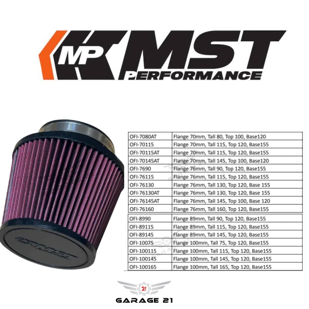 MST Intake Kit Neck Replacement Air Filter Round | Shopee Malaysia