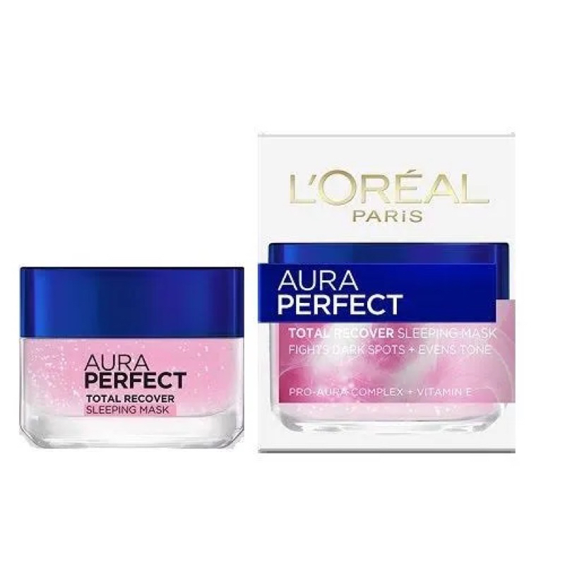 (NO BOX) Loreal Aura Perfect Total Recover Sleeping Mask 50ml Shopee
