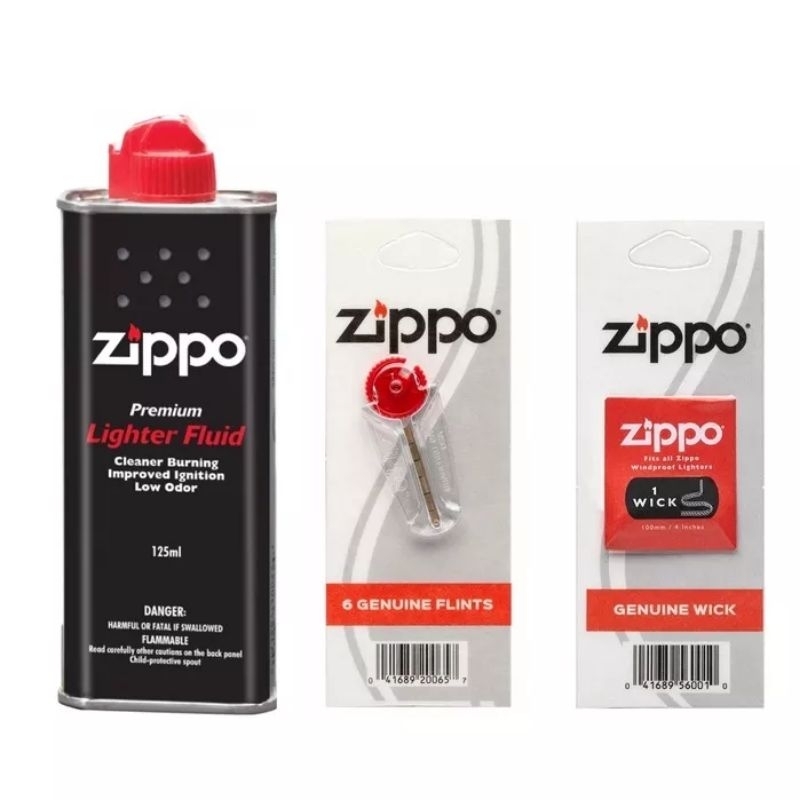 🔥100% Original Zippo Fluids Flints Wick | Shopee Malaysia