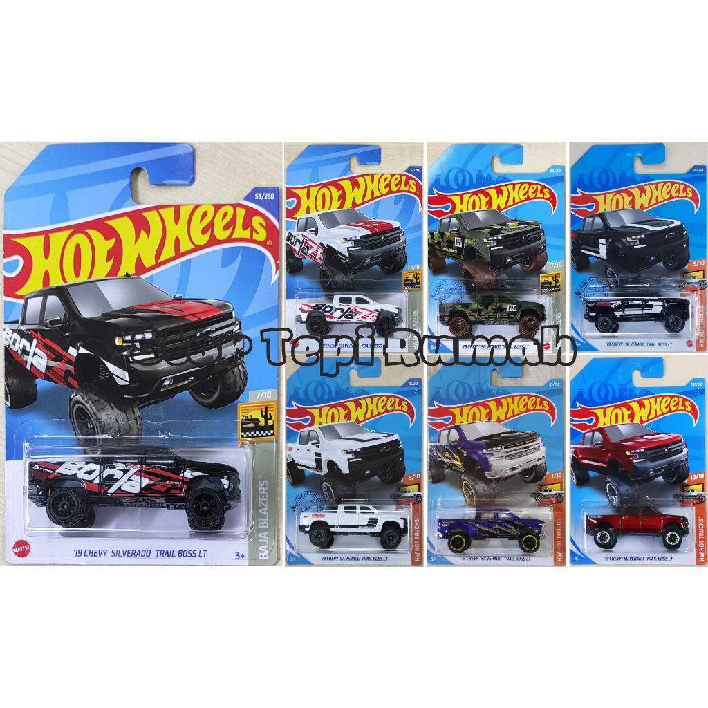 19 chevrolet silverado trail cheap boss lt hot wheels