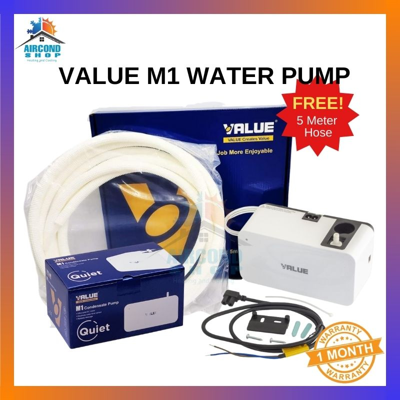 Ready Stock VALUE Drainage Pump M1 FREE 5 Meter Hose / Water Pump
