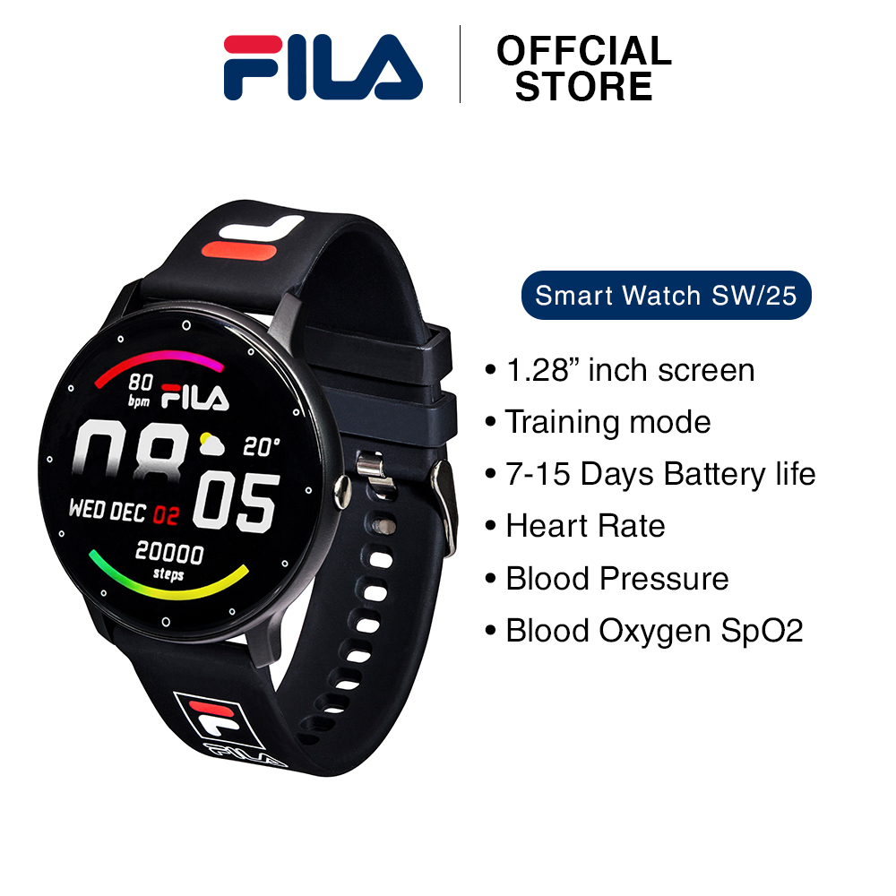 FILA Smart Watch SW 25B with Full Screen Touch Display 1 to 1 Exchange Warranty Shopee Malaysia