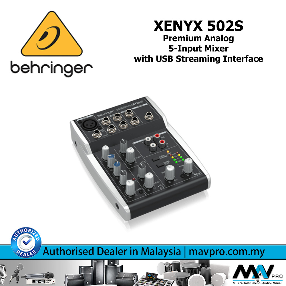 Behringer XENYX 502S Analog Mixer (XENYX502S) | Shopee Malaysia