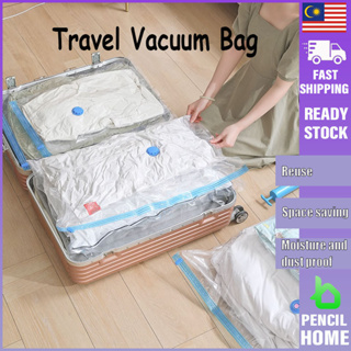 1pc Vacuum Storage Bag For Space Saving, Perfect For Comforters, Clothes,  Blankets, Travel Storage