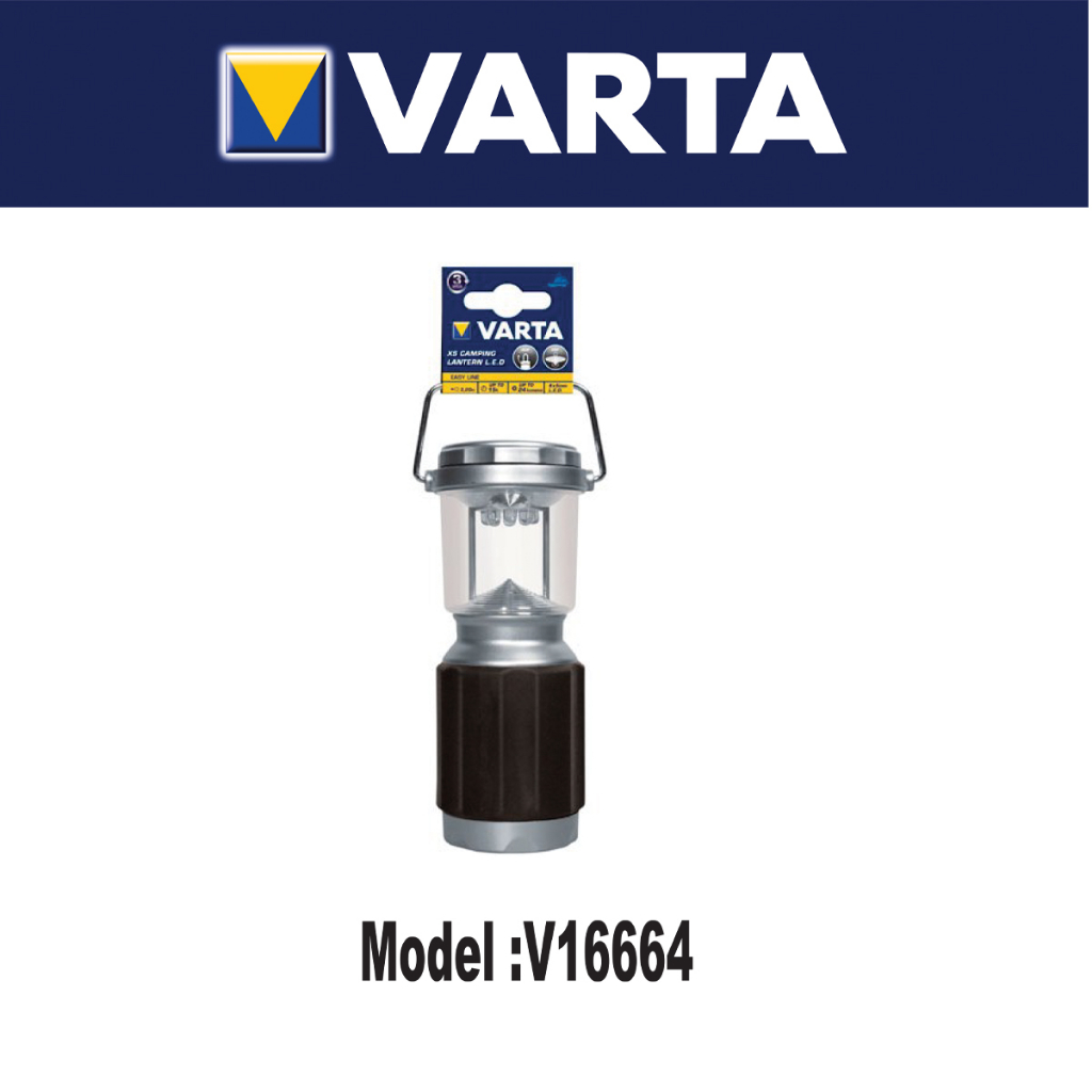 VARTA Extra Slim Camping Lantern LED 4AA (V16664) Shopee Malaysia