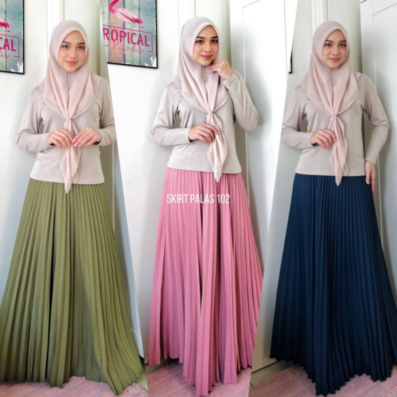 OFFER! Skirt Palas Viral Termurah