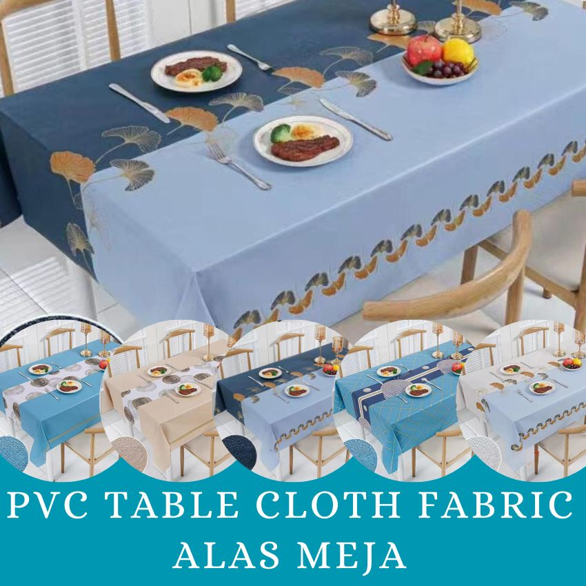 PVC Table Cloth Fabric Alas Meja /Meja Kopi /Coffee Table-4 / 6 / 8 ...