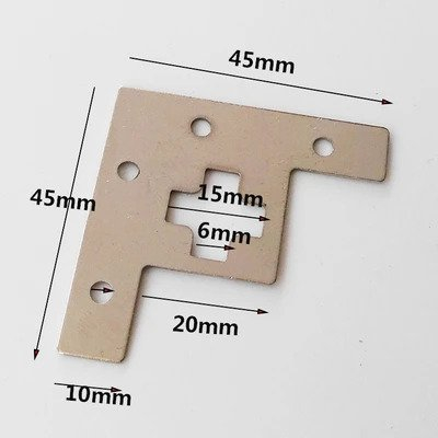 Steel Photo Picture Frame Joint Bracket Hanger Hanging Hole | Shopee ...