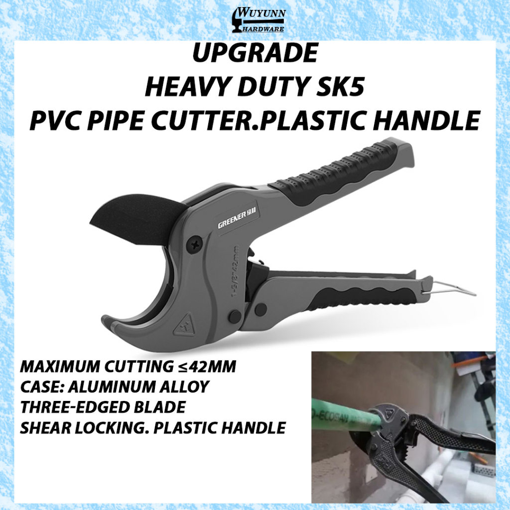 Wuyunn Pvc Pipe Cutter Pipe Cutter Pvc Cutter Poly Pipe Cutter Cutter