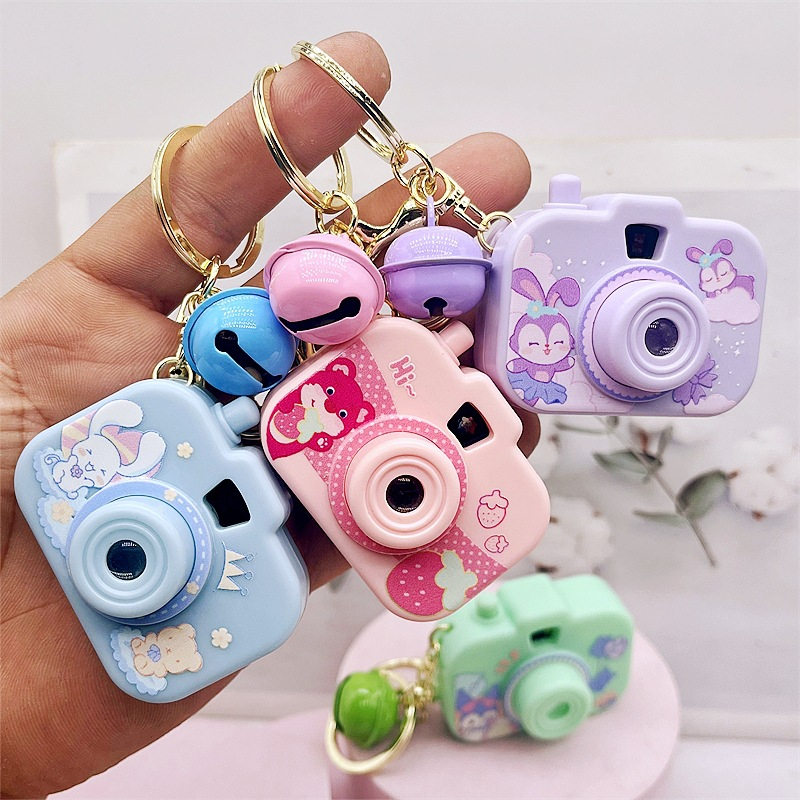W01 Cute Mini Camera Projector School bag key chain accessories ...
