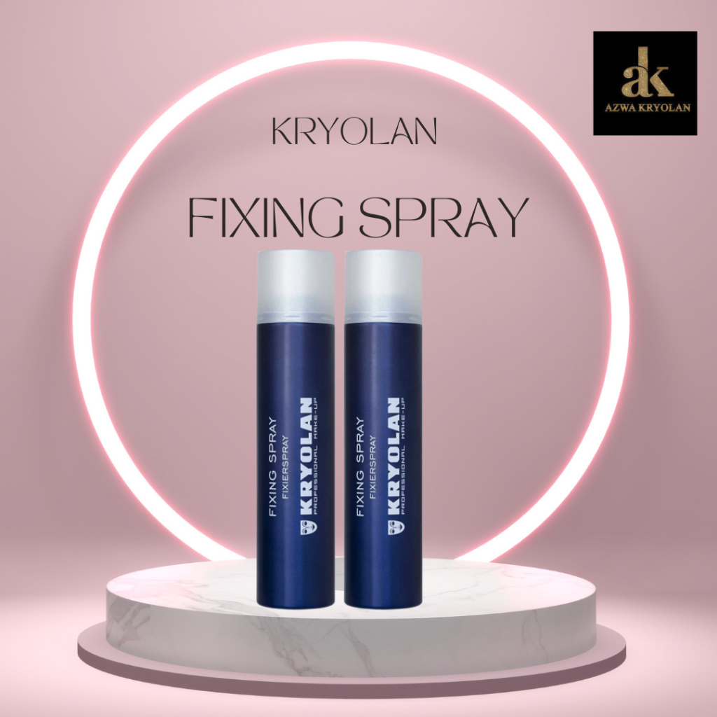 KRYOLAN FIXING SPRAY 300ML (LARGE) / 75ML(SMALL ) NEW WATERPROOF
