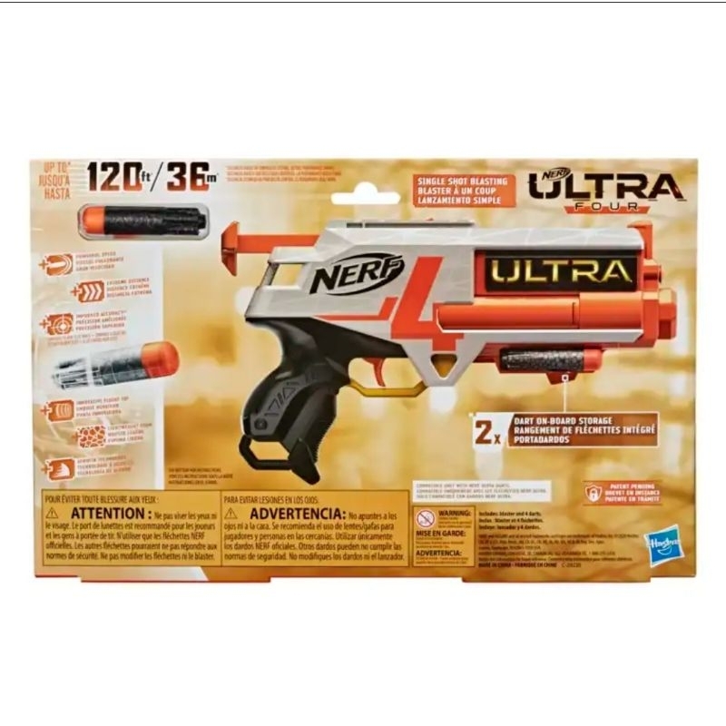 Nerf Ultra Four Dart Blaster 4 Nerf Ultra Darts Shopee Malaysia