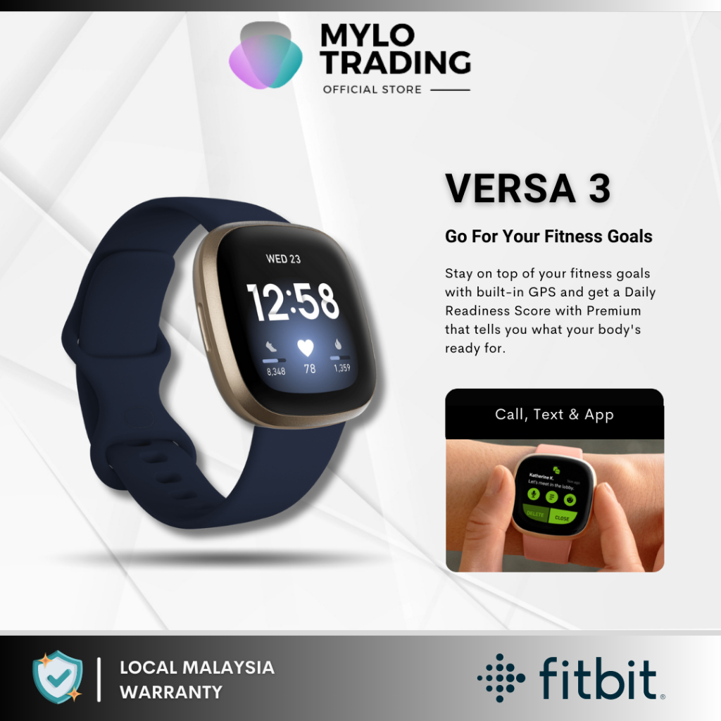 Fitbit versa 3 calls and texts hot sale