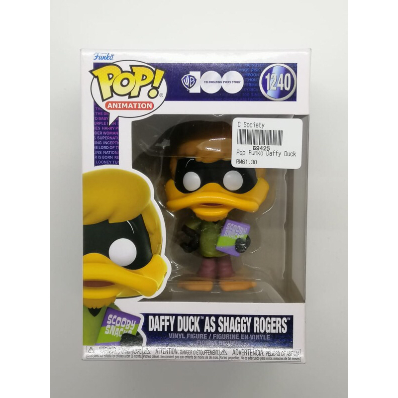 [ready Stock] Funko Pop Animation Wb 100 Daffy Duck As Shaggy Rogers Shopee Malaysia