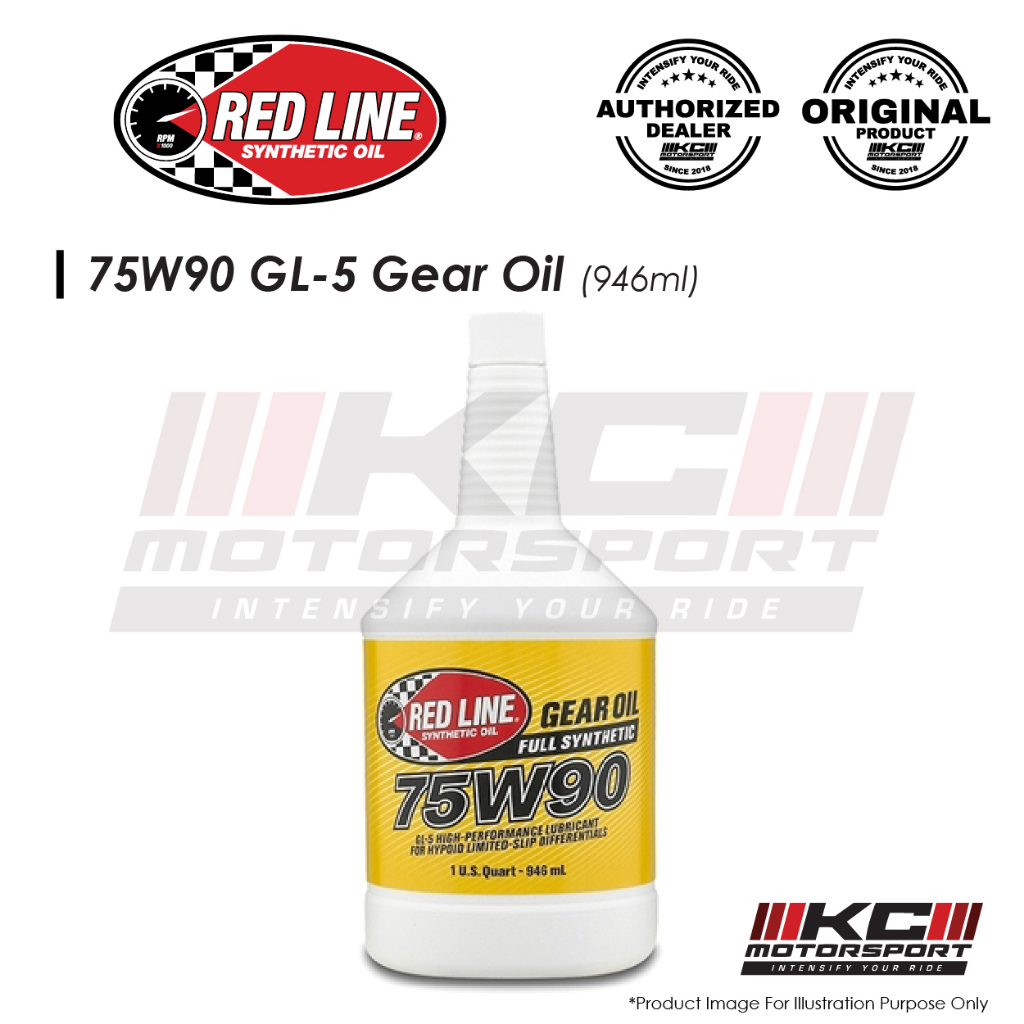 Red Line 75W90 GL-5 - Gear Oil - 1 Quart