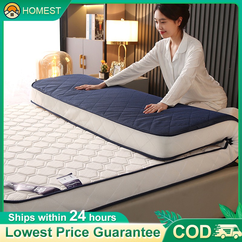 Quality Mattress 4-6 INCH Synthetic Latex Mattress Tatami Flodable ...